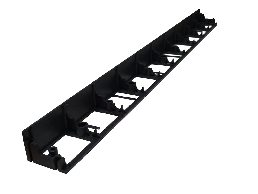 Obrzeże trawnikowe max 100x5,8 cm 4szt. czarne Ekobord