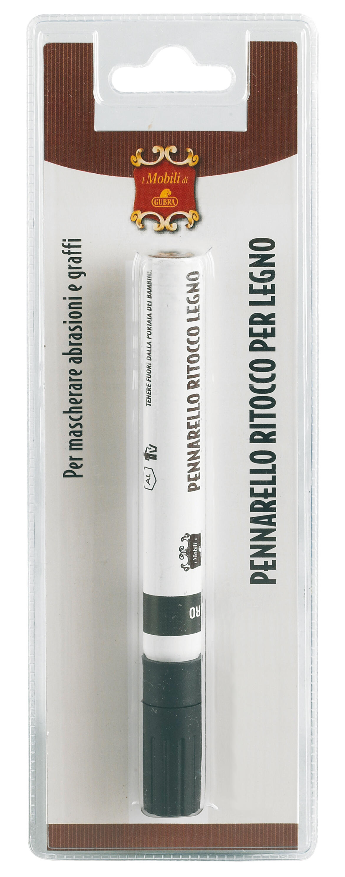 Pennarello ritocchi GUBRA noce scuro - 3