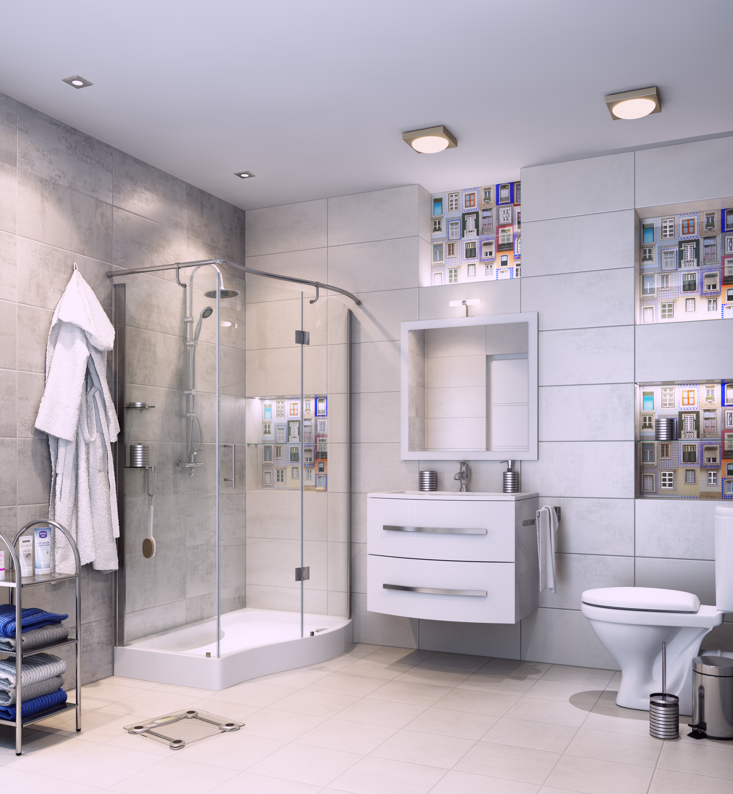 Łazienkowy kosz na śmieci  DUDUŚ 3L SENSEA - 4