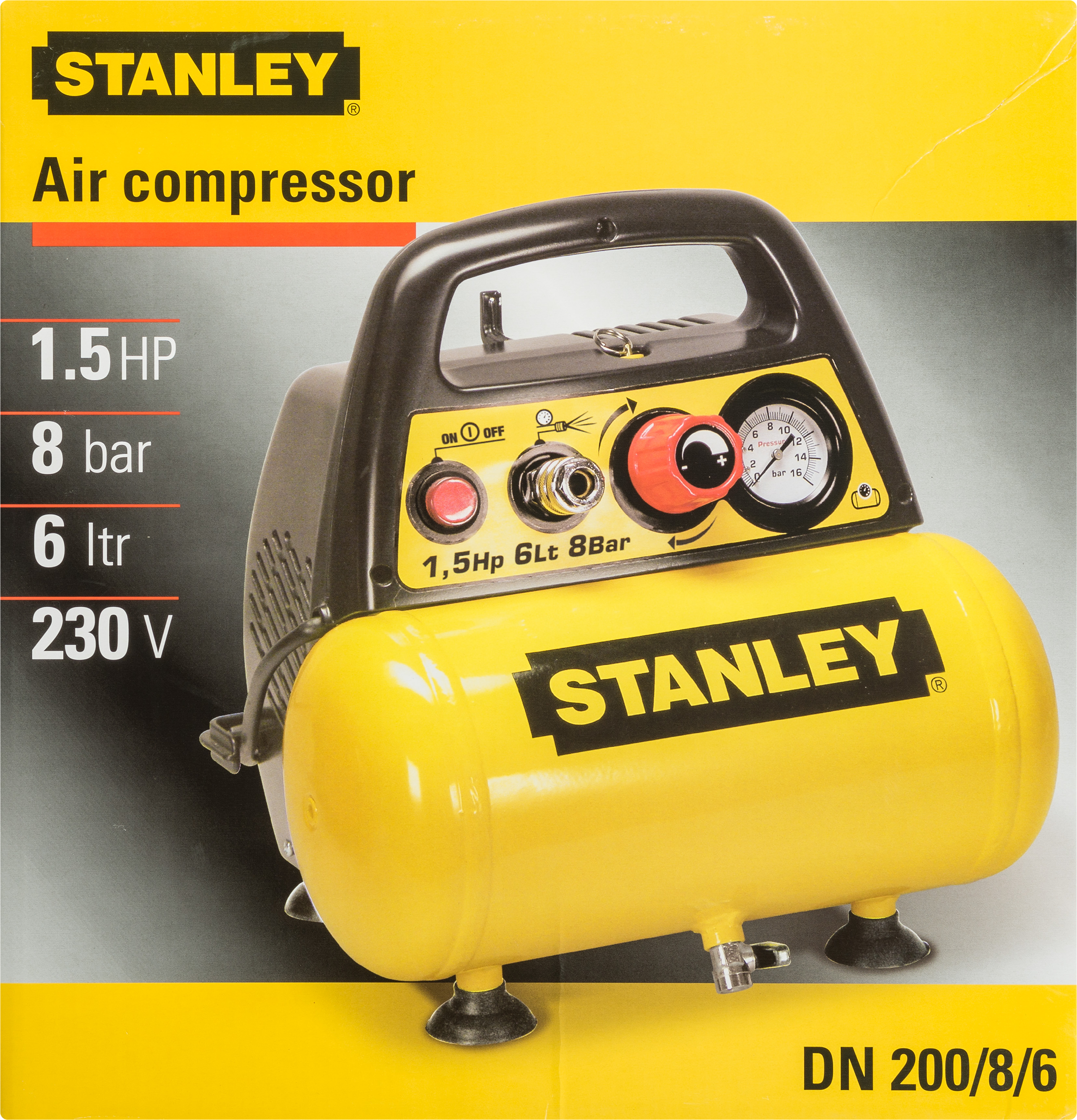 Kompresor bezolejowy STANLEY 6 l 8 bar C6BB34STN039 - 9