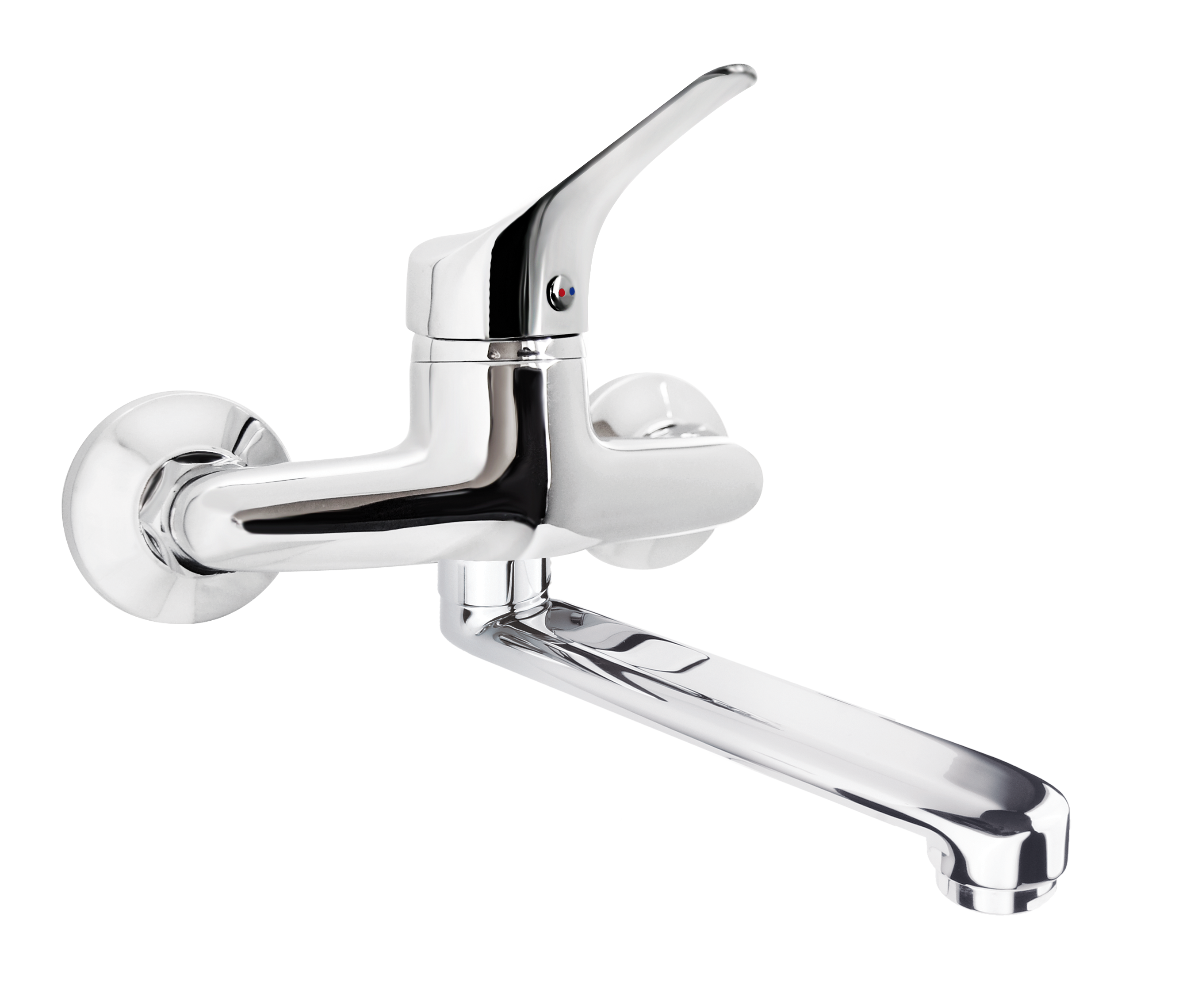 Bateria umywalkowa ścienna chrom Joko Neo