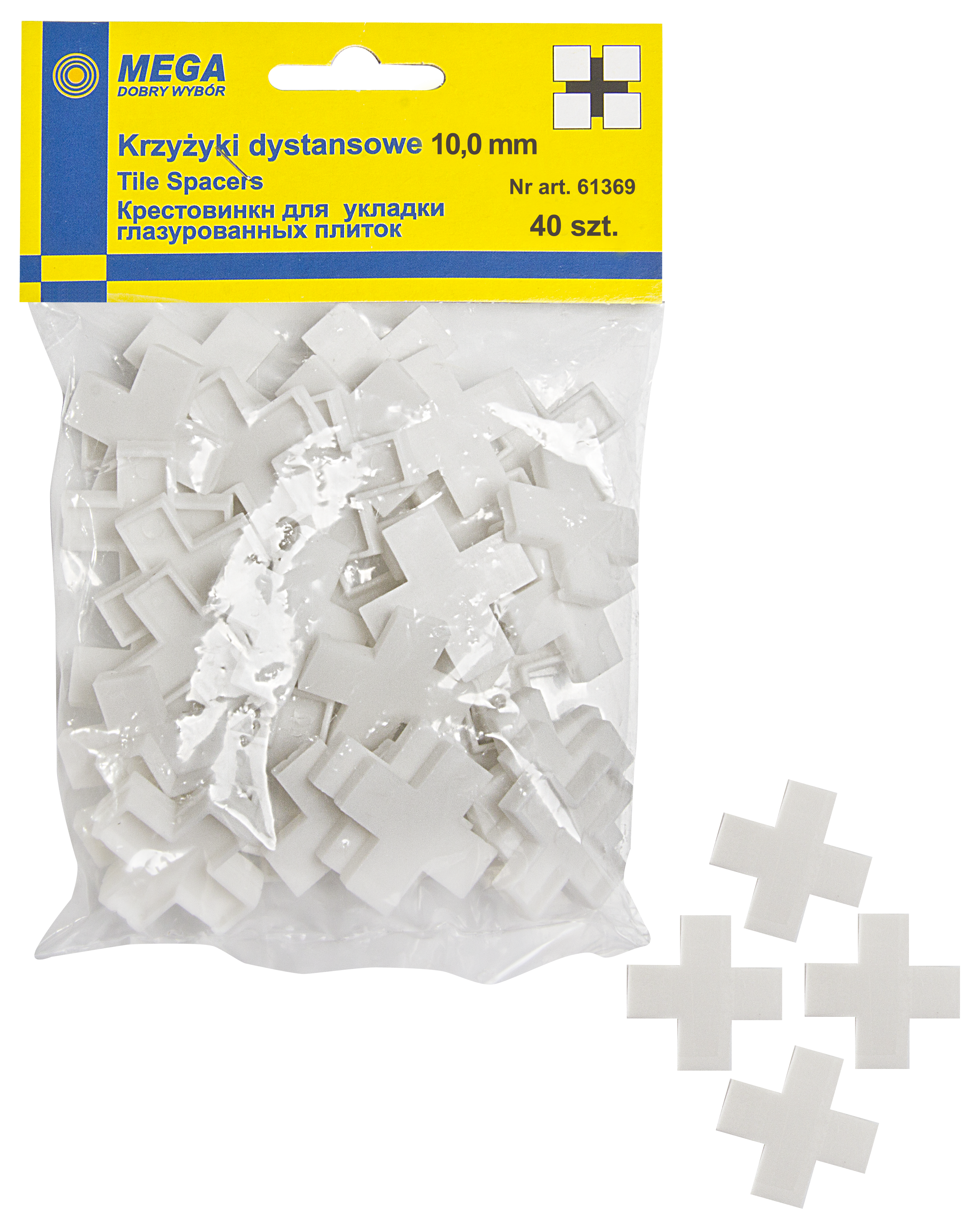 Krzyżyki 10,0 MM 40 SZT MEGA