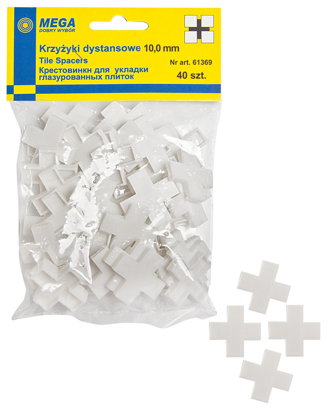 Krzyżyki 10,0 MM 40 SZT MEGA