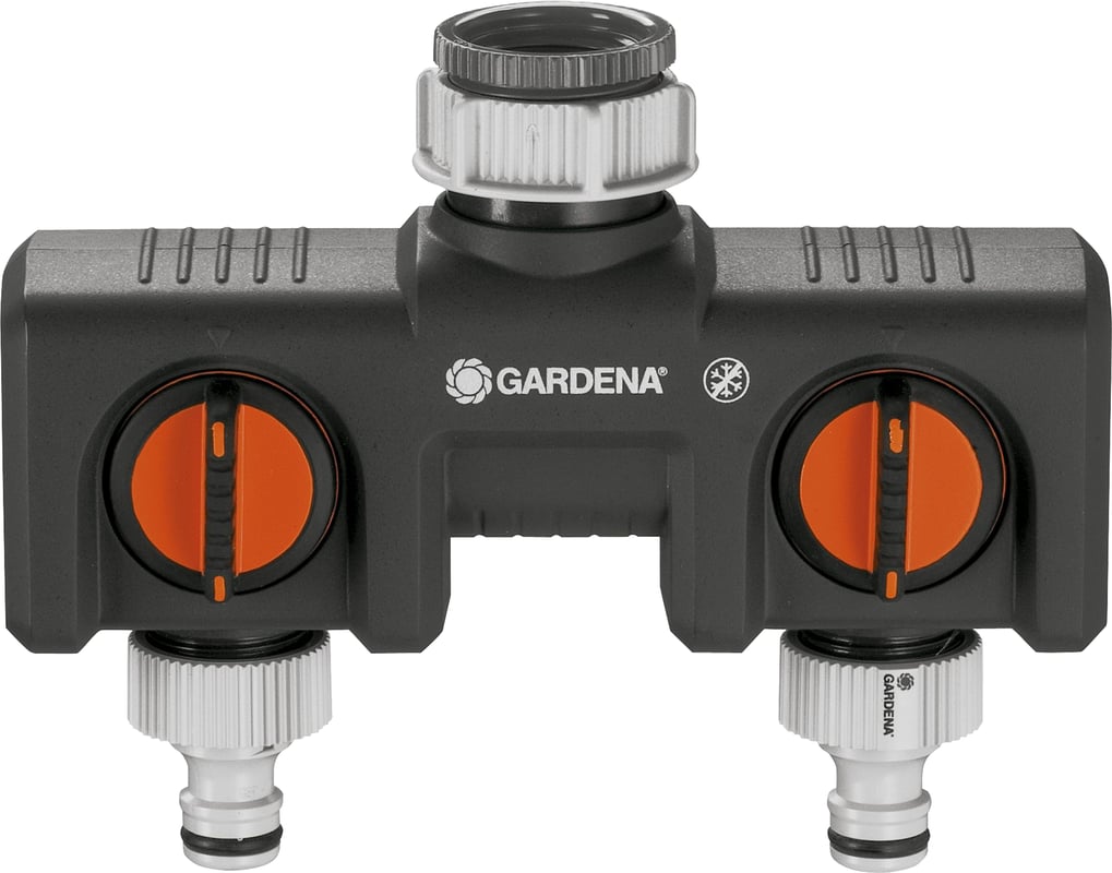 Przyłącze kranowe podwójne GW1"-GW3/4" plastikowe Gardena OGS