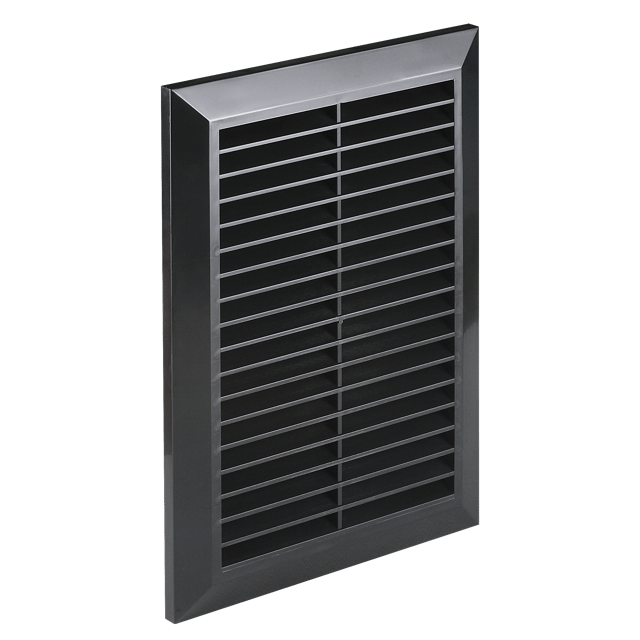 Kratka wentylacyjna 14 x 21 cm czarna EQUATION