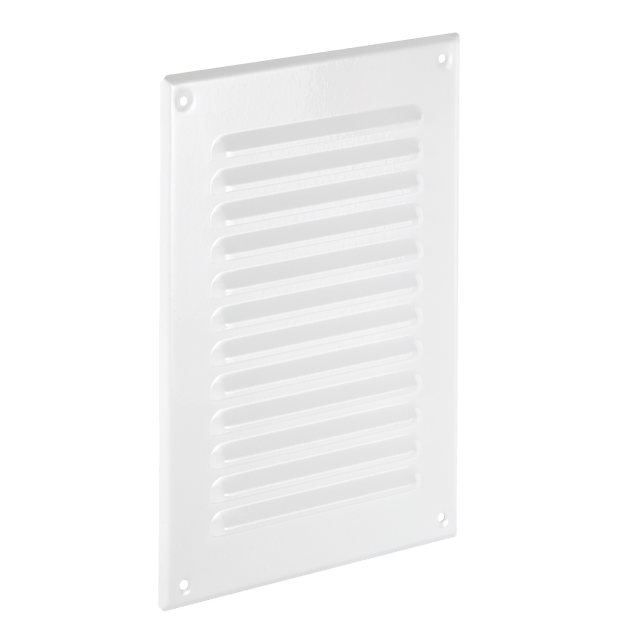 Kratka wentylacyjna stalowa 14 x 21 cm biała EQUATION