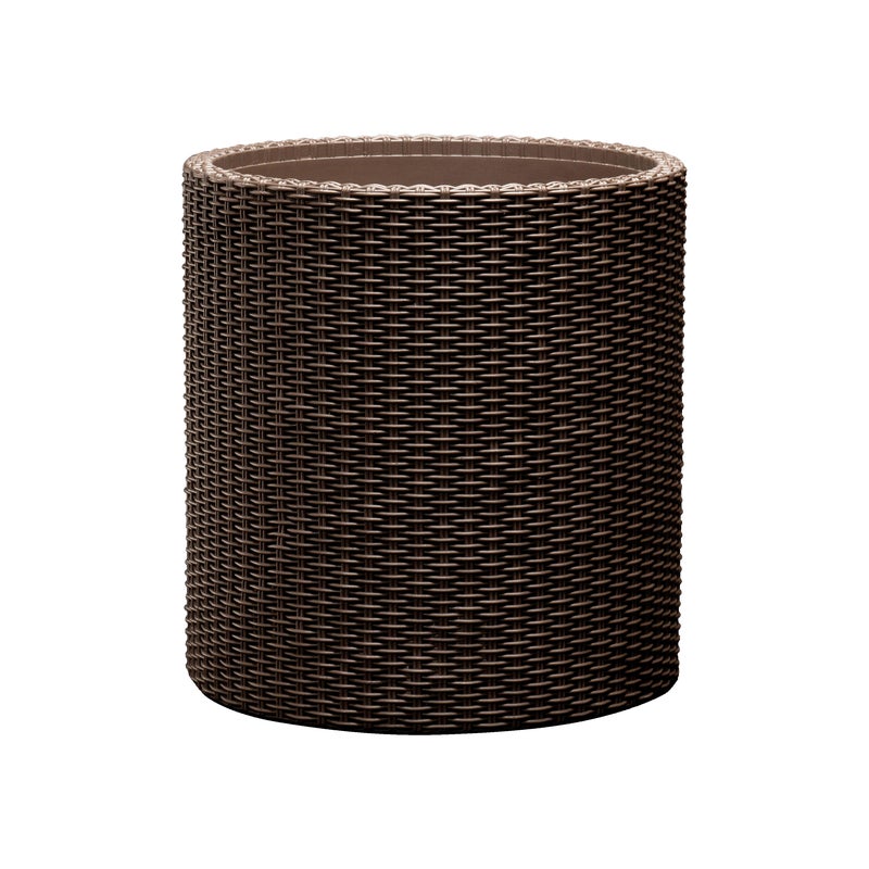Donica plastikowa Cylinder śr.28 cm brązowa Keter