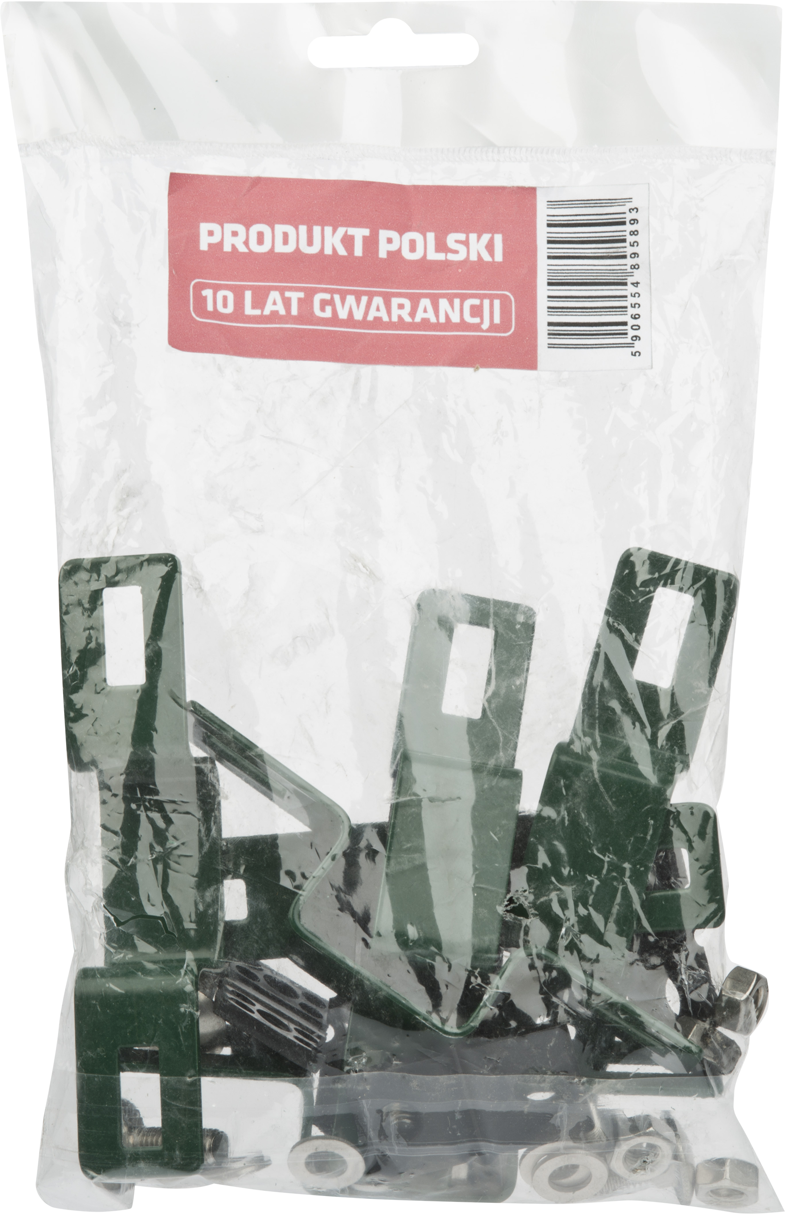 Obejma przelotowa 40x60 mm 3 sztuki zielona