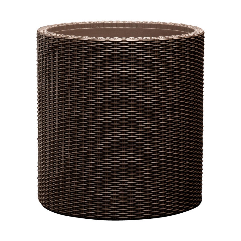 Donica plastikowa Cylinder śr.36 cm brązowa Keter