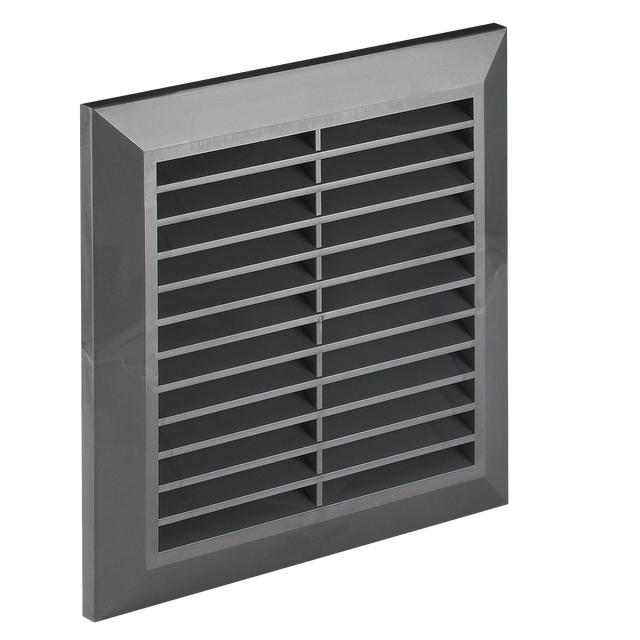 Kratka wentylacyjna 14 x 14 cm grafit EQUATION