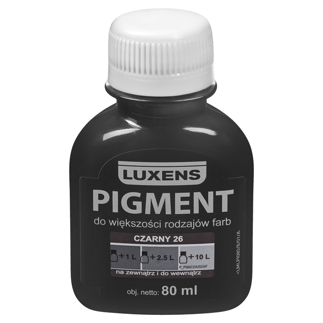 Barwnik w płynie Pigment Luxens 80 ml Czarny nr 26 80 ml