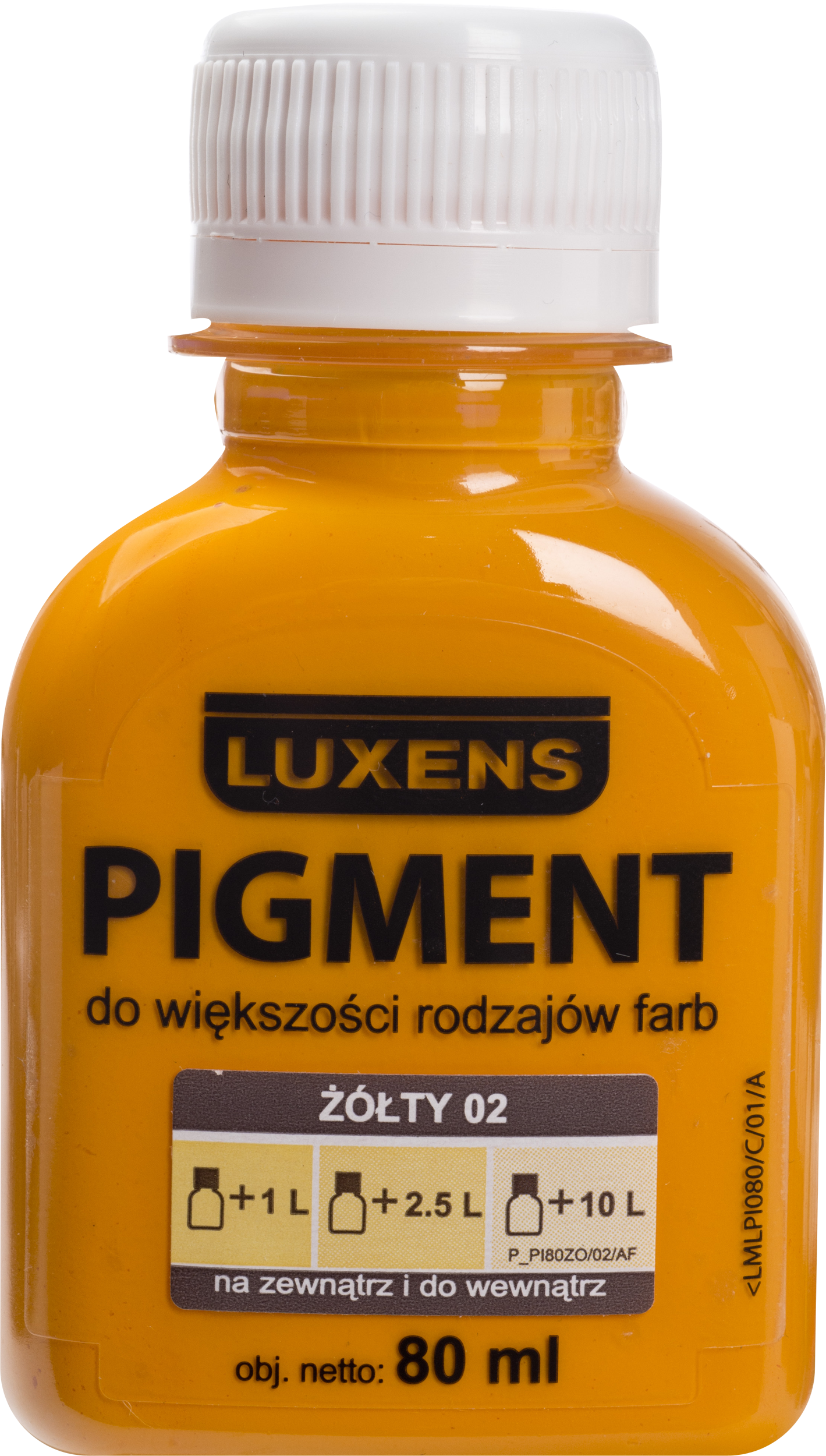 Barwnik w płynie Pigment Luxens 80 ml Żółty nr 02 80 ml - 5