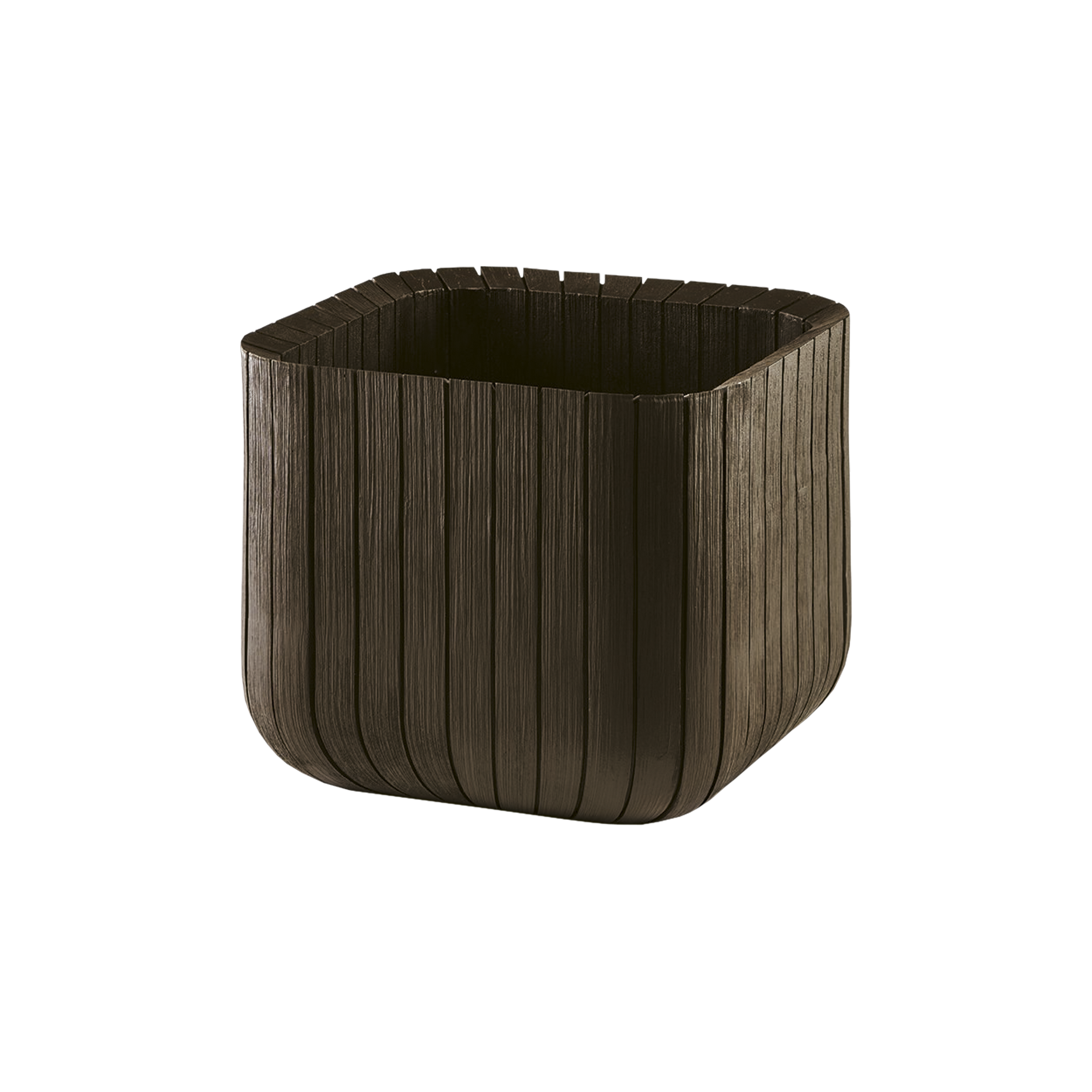 Donica plastikowa Cube 40x40 cm brązowa Keter
