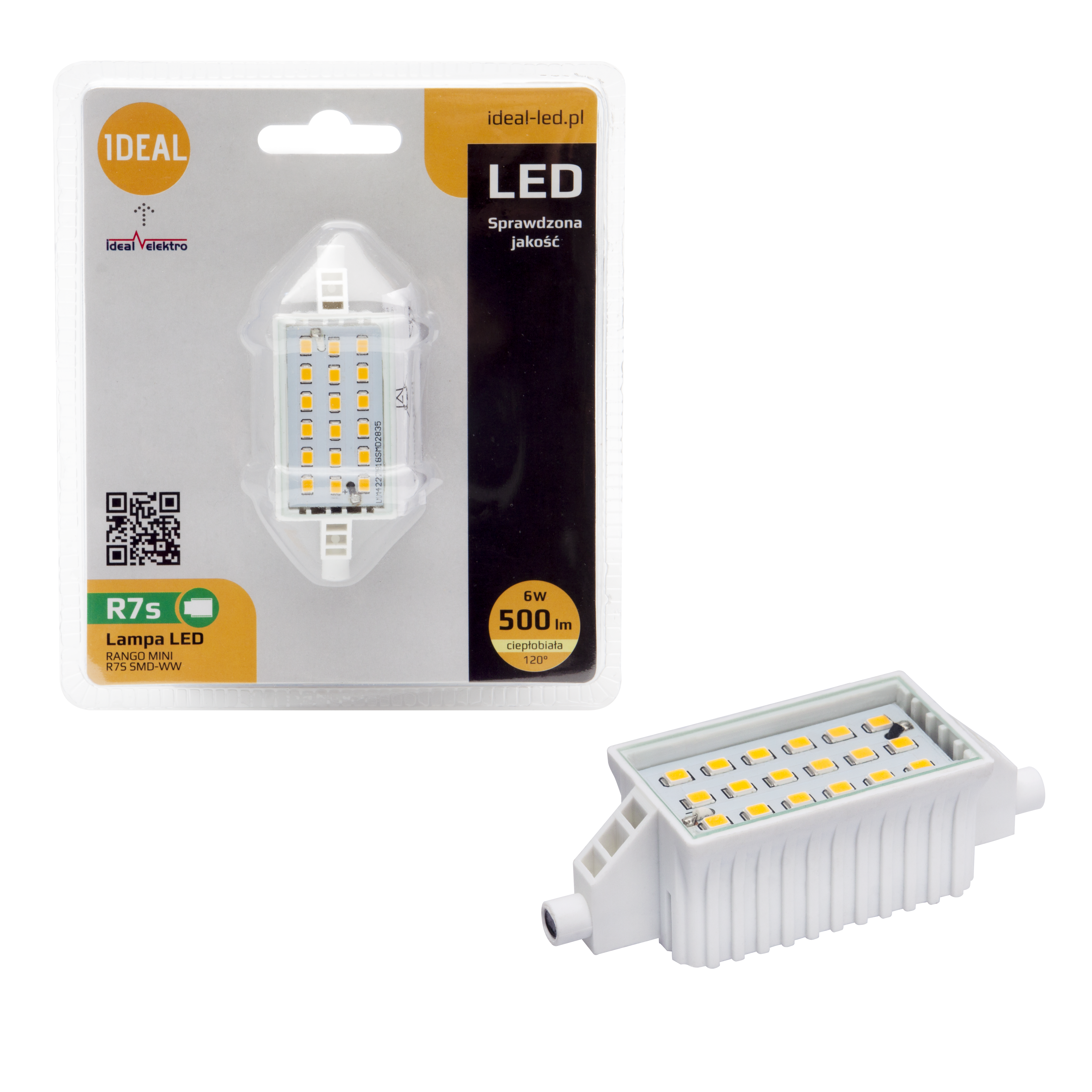 Żarówka LED R7S 6 W 500 lm Ciepła KANLUX