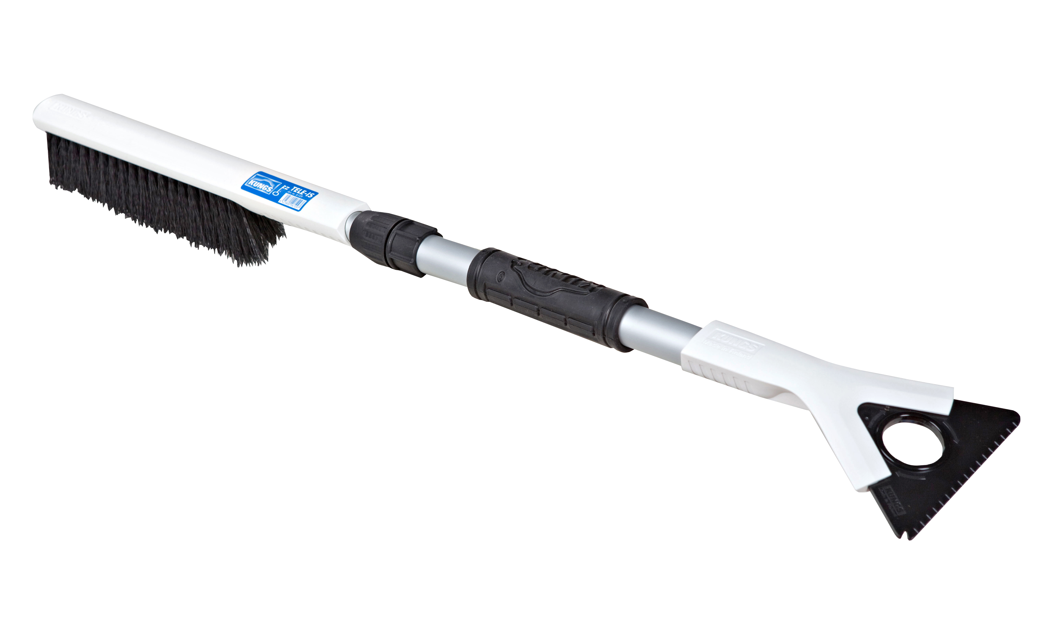Skrobaczka do lodu ze szczotką teleskopową 77-105 cm Kungs