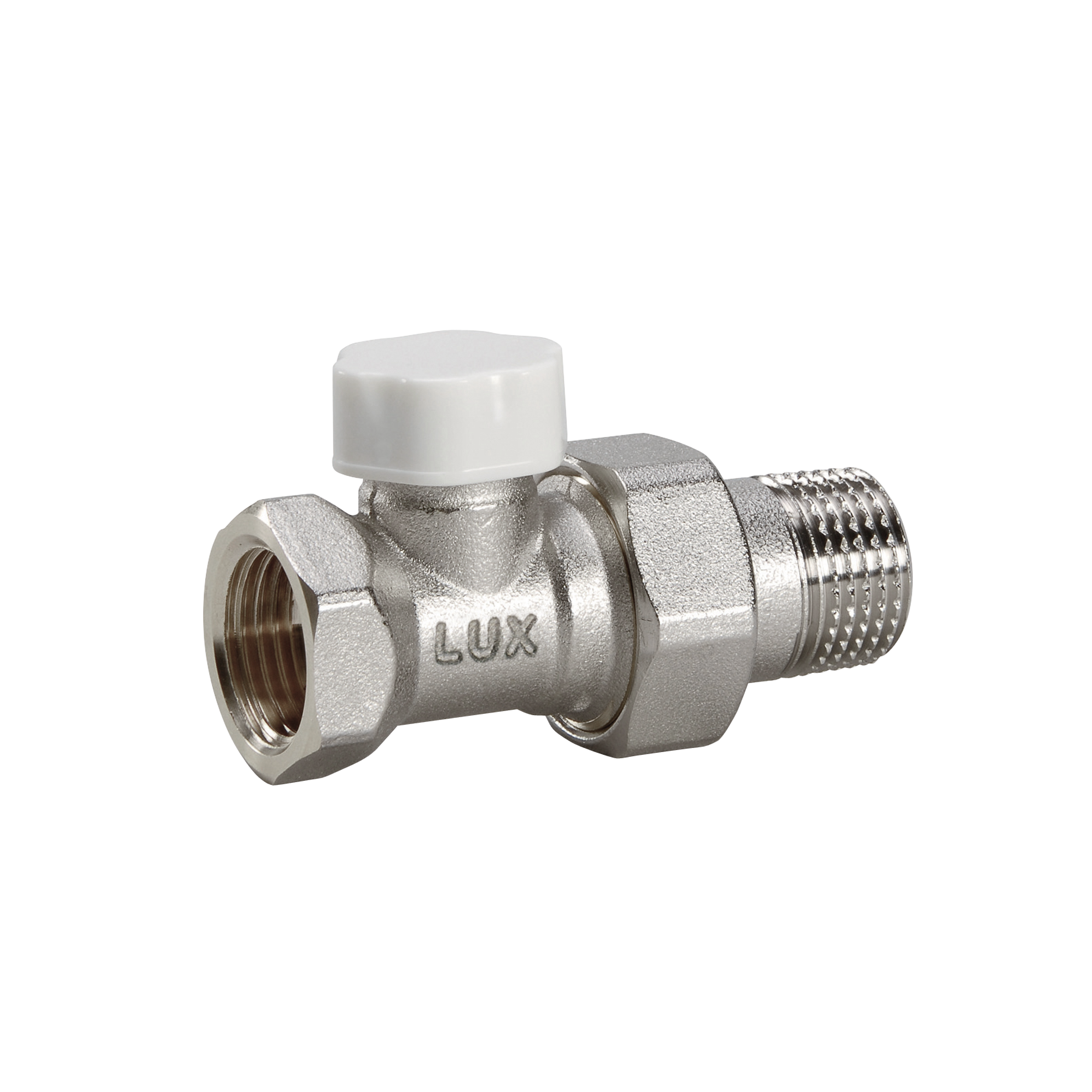 Zawór grzejnikowy powrotny PROSTY 1/2" EQUATION