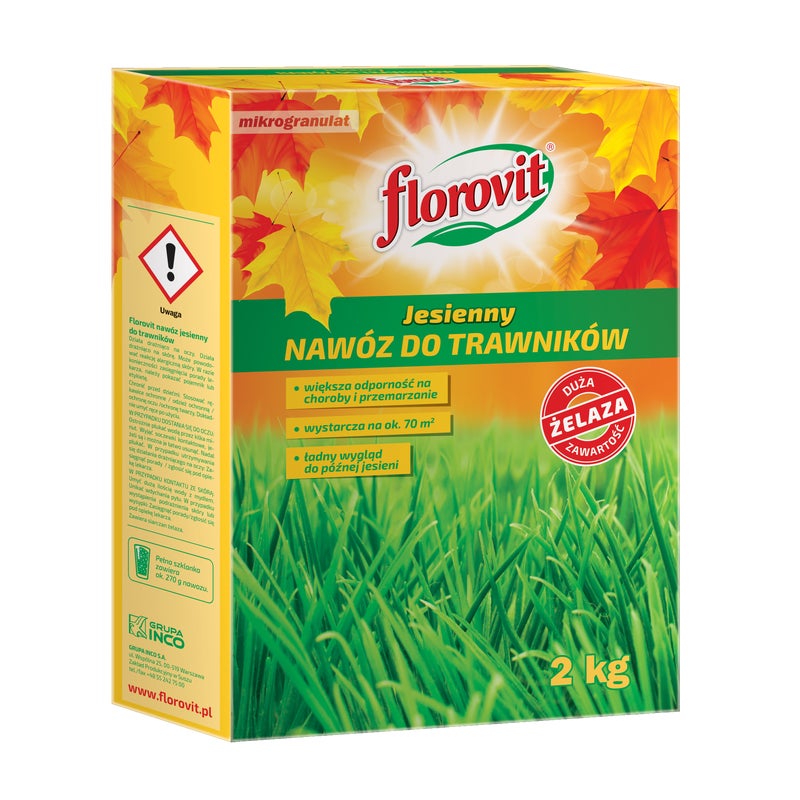 Nawóz do trawnika jesienny 2kg Florovit