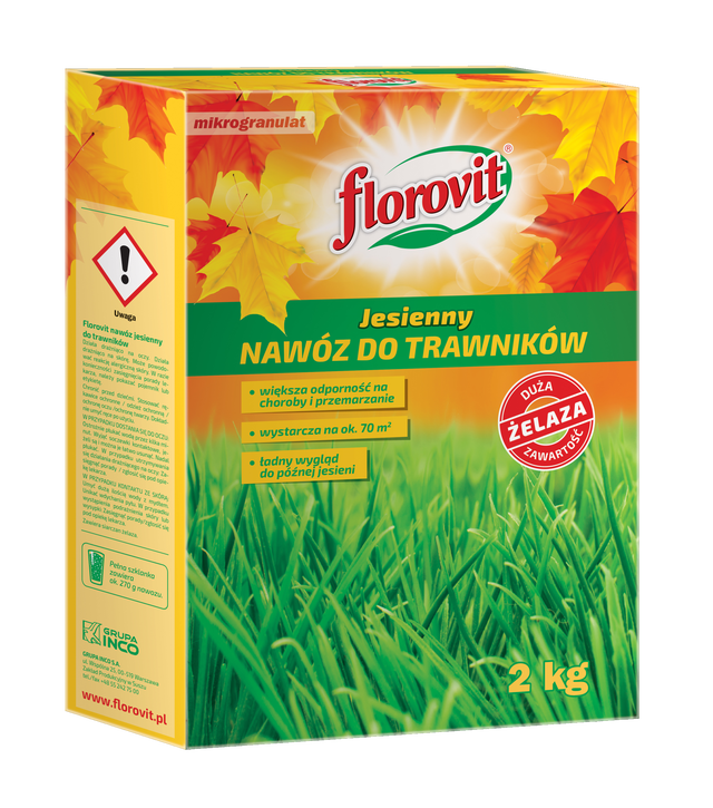 Nawóz do trawnika jesienny 2kg Florovit
