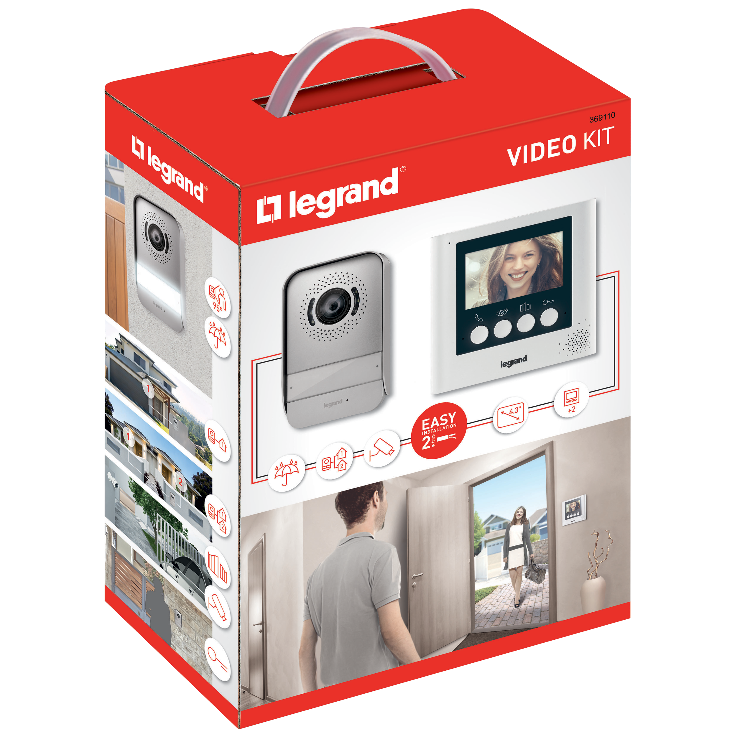 Videoportero 2 hilos LEGRAND 4.3