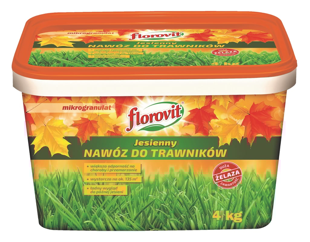 Nawóz do trawnika jesienny 4kg Florovit