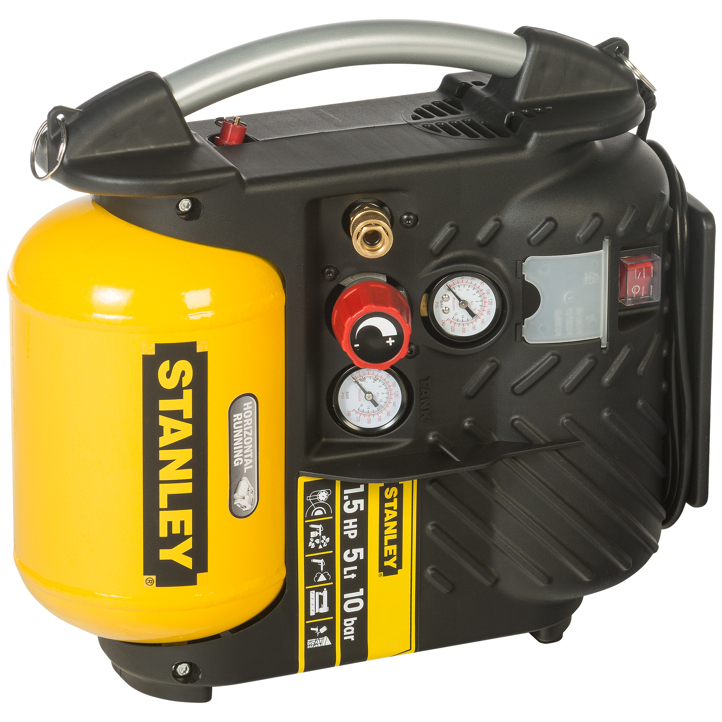 Kompresor bezolejowy AIR BOSS 8215250STP596 5 l 10 bar STANLEY - 6