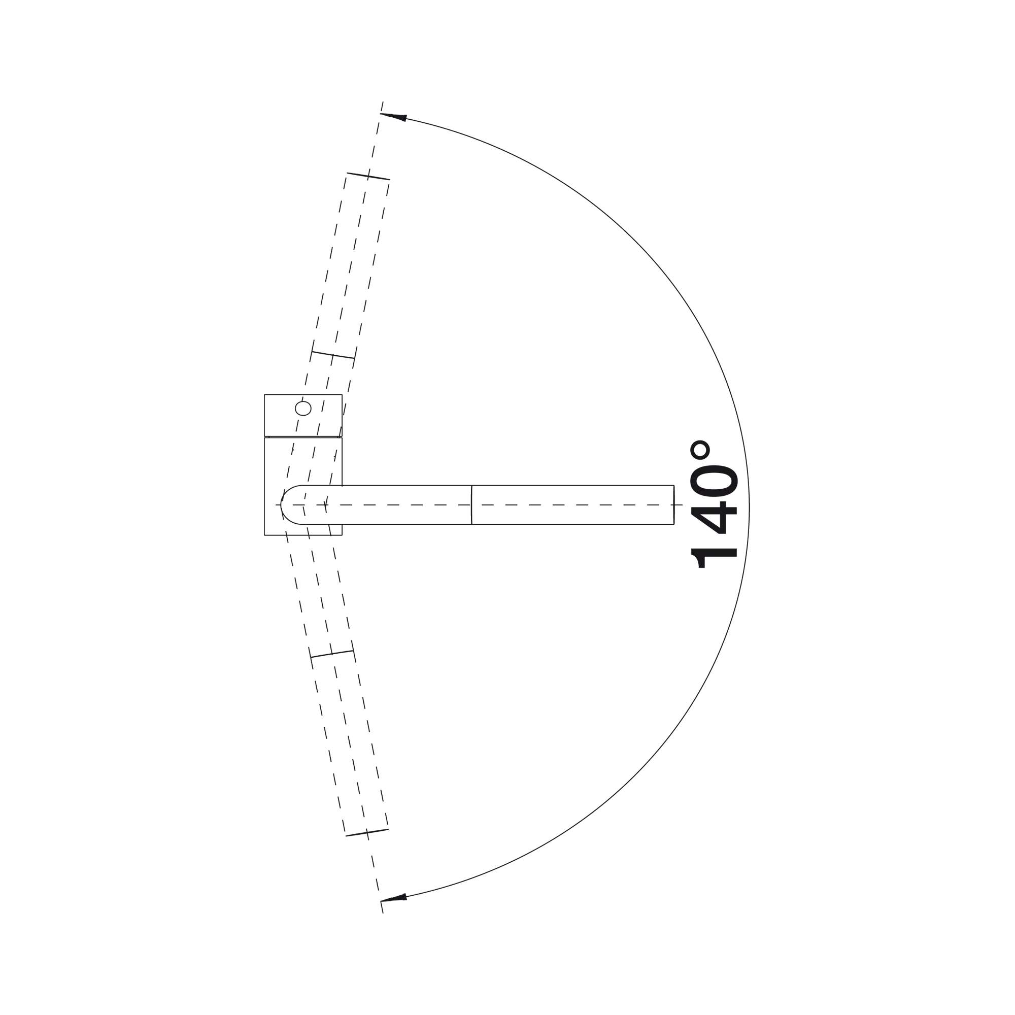 Bateria kuchenna z wyciąganą wylewką L 28,4 cm Linus-S Chrom - 3
