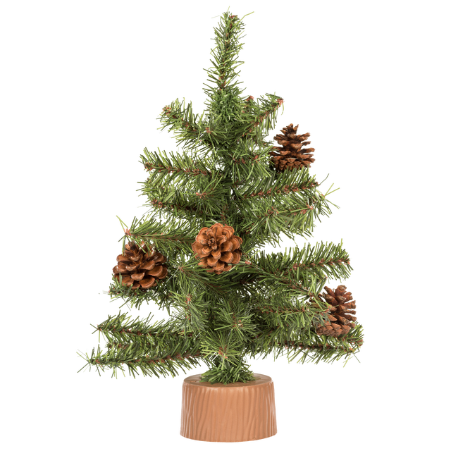 Choinka sztuczna Pini 30cm zielona z szyszkami