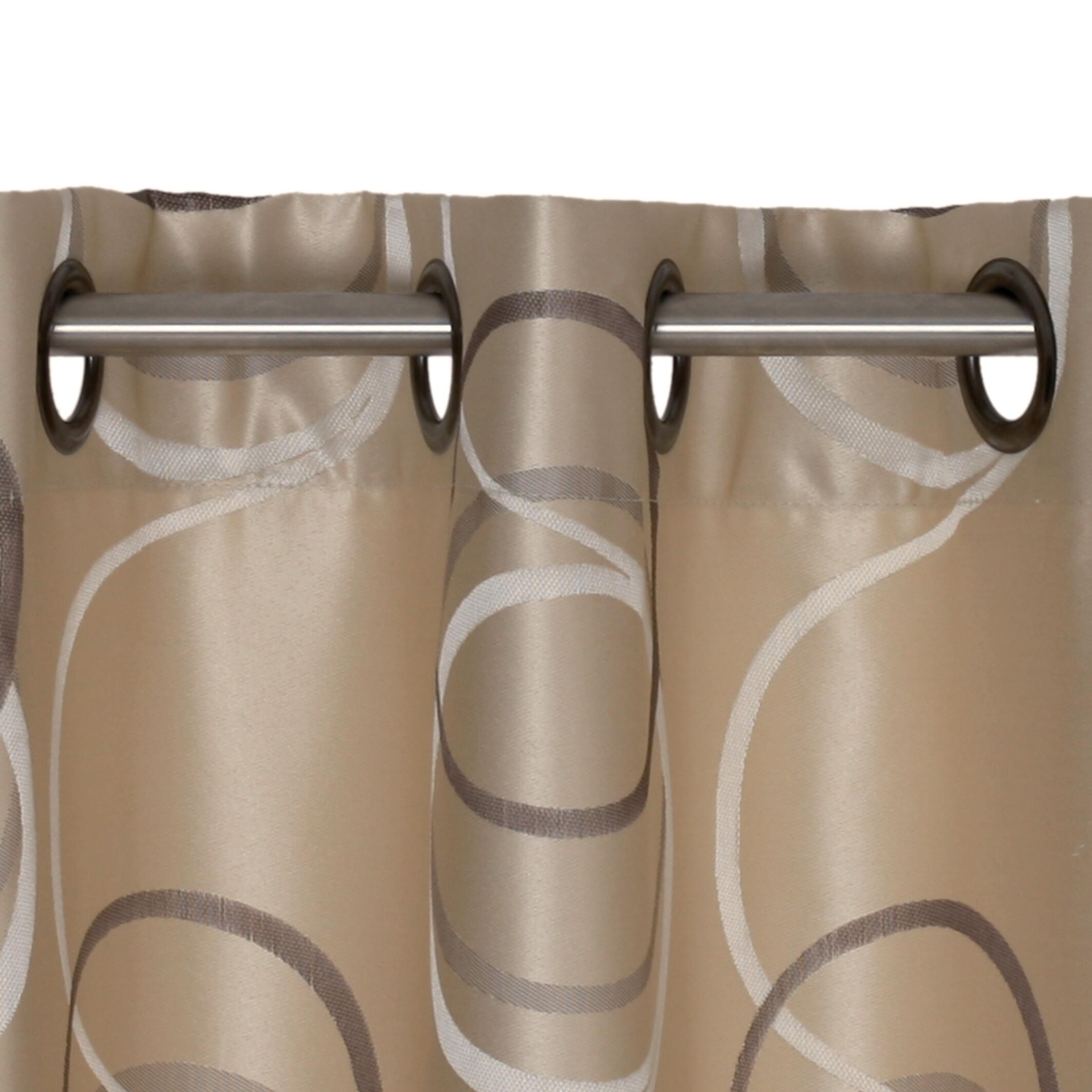 Tenda Rondine beige, occhiello 140x280 cm - 3