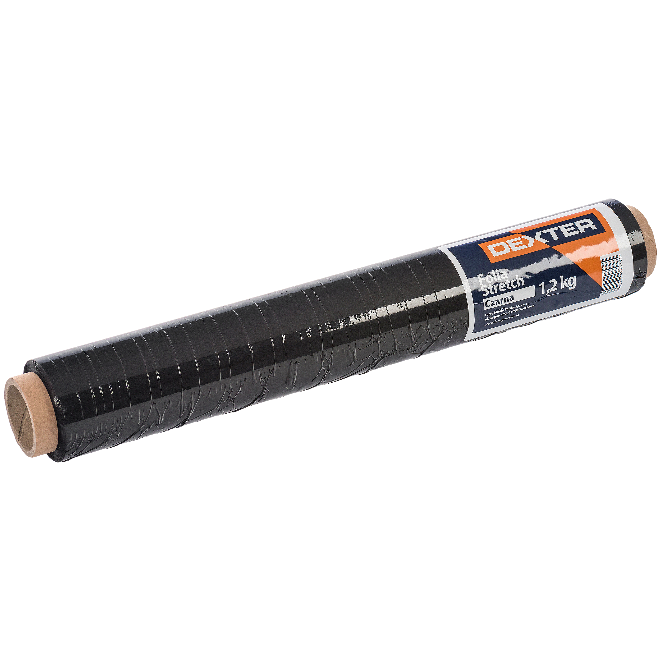 Folia stretch 1.2 kg czarna DEXTER