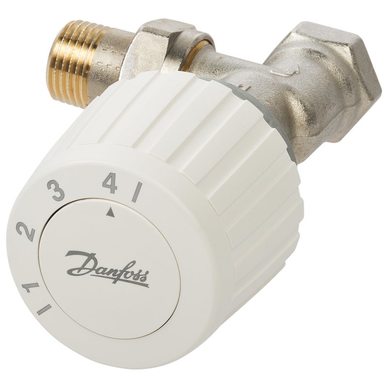 Zestaw RTL kątowy 1/2" DANFOSS