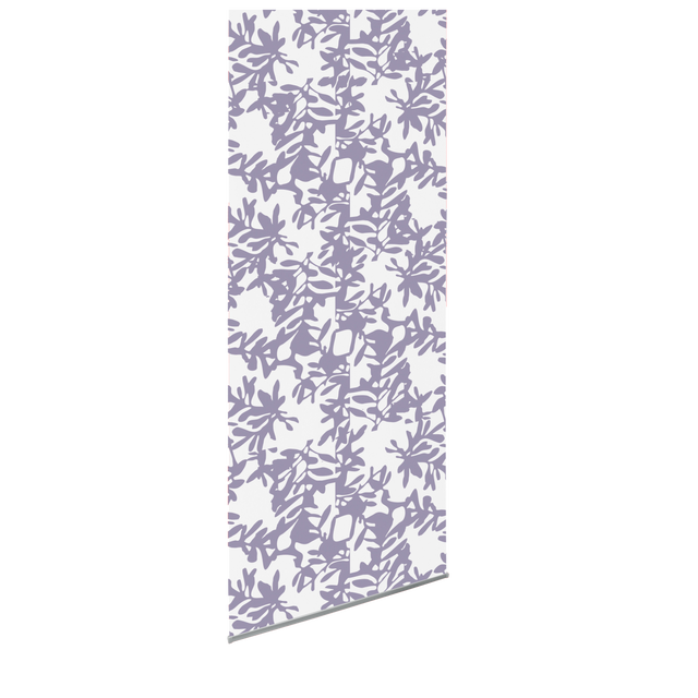 Tkanina na panel japoński Kwiecie fioletowa 60 x 275 cm