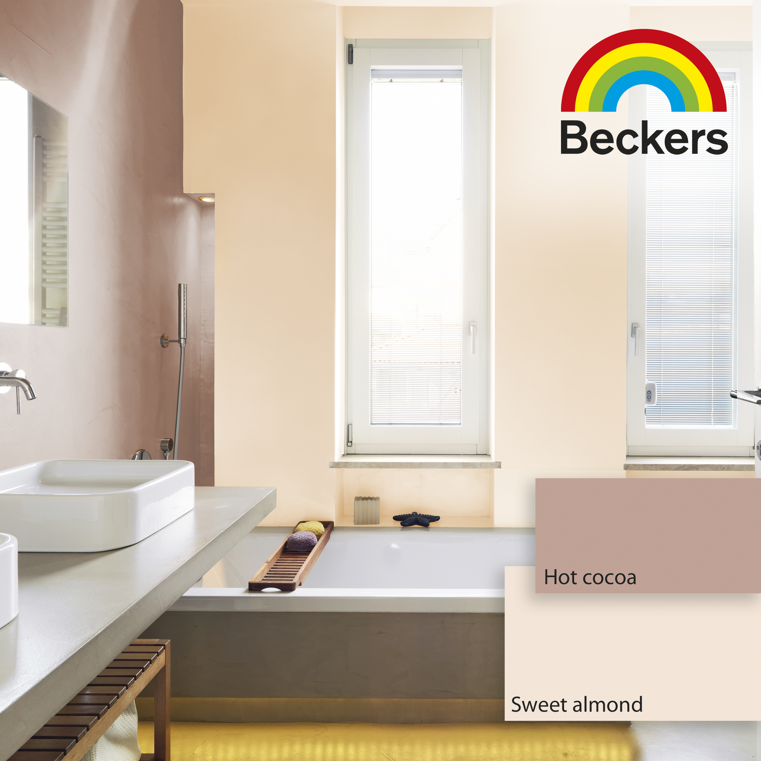 Tester farby Beckers Designer Kitchen & Bathroom Sweet almond 50 ml - 2