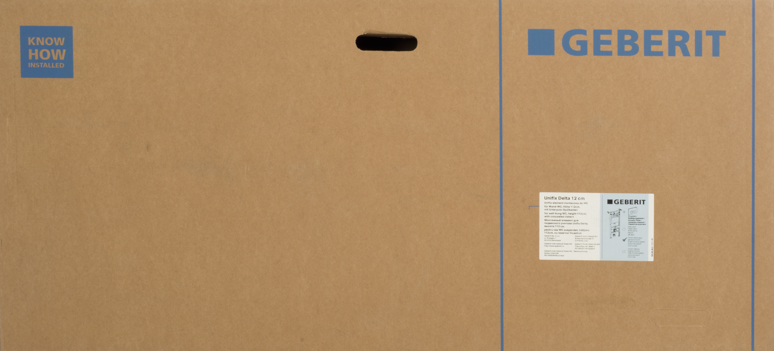 Stelaż podtynkowy do WC UNIFIX DELTA 21 GEBERIT - 9