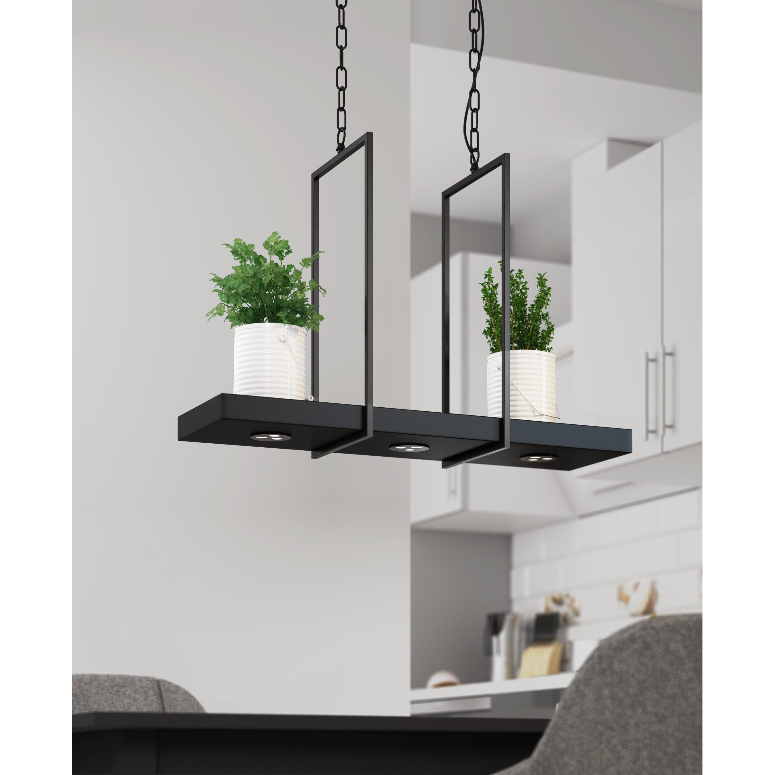 Lampa wisząca Tray czarna LED Markslojd - 9