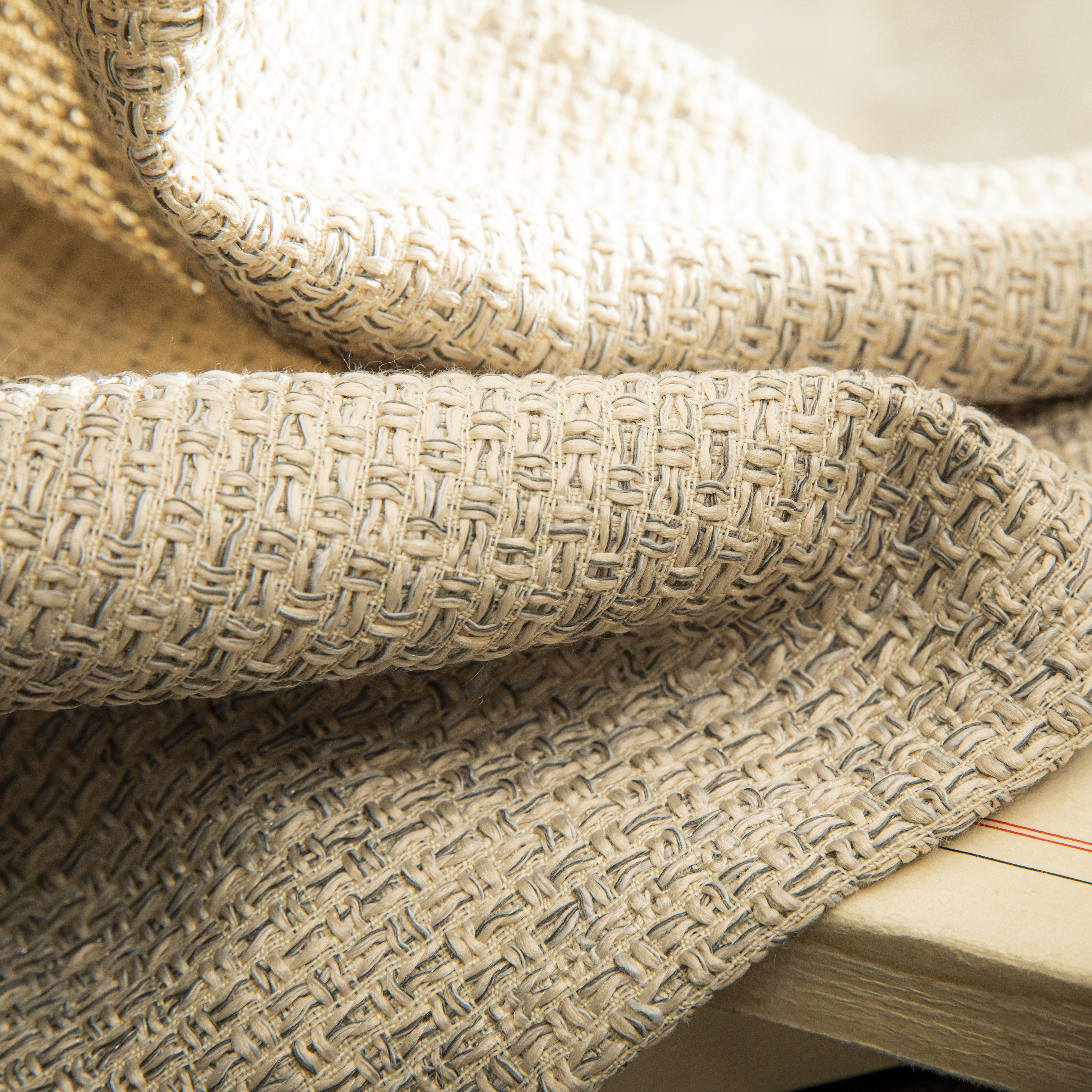 Rideau tamisant, Maille, beige H.250 x l.140 cm INSPIRE - 7