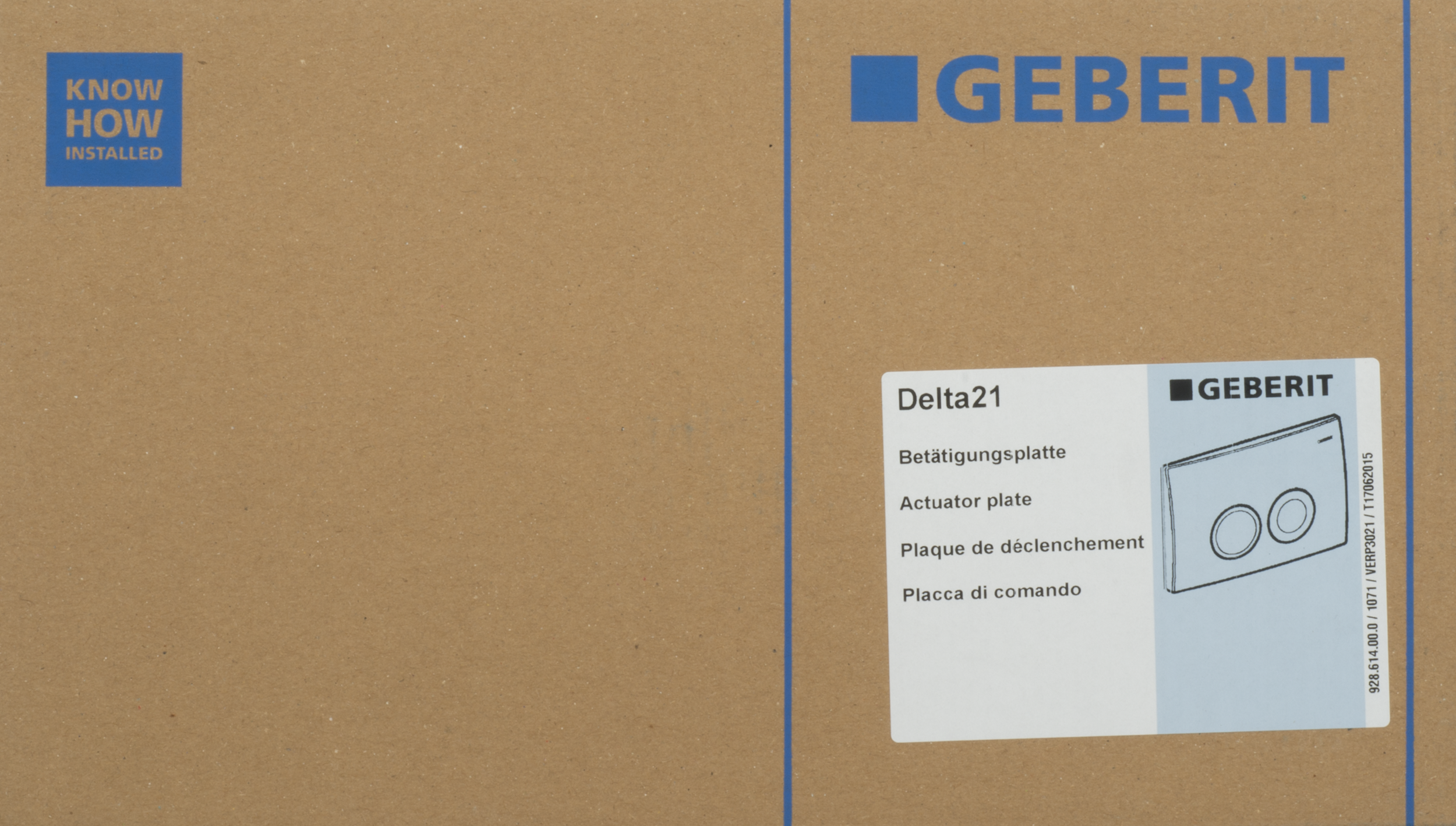 Przycisk spłukujący podwójny Delta 25 biały Geberit - 4