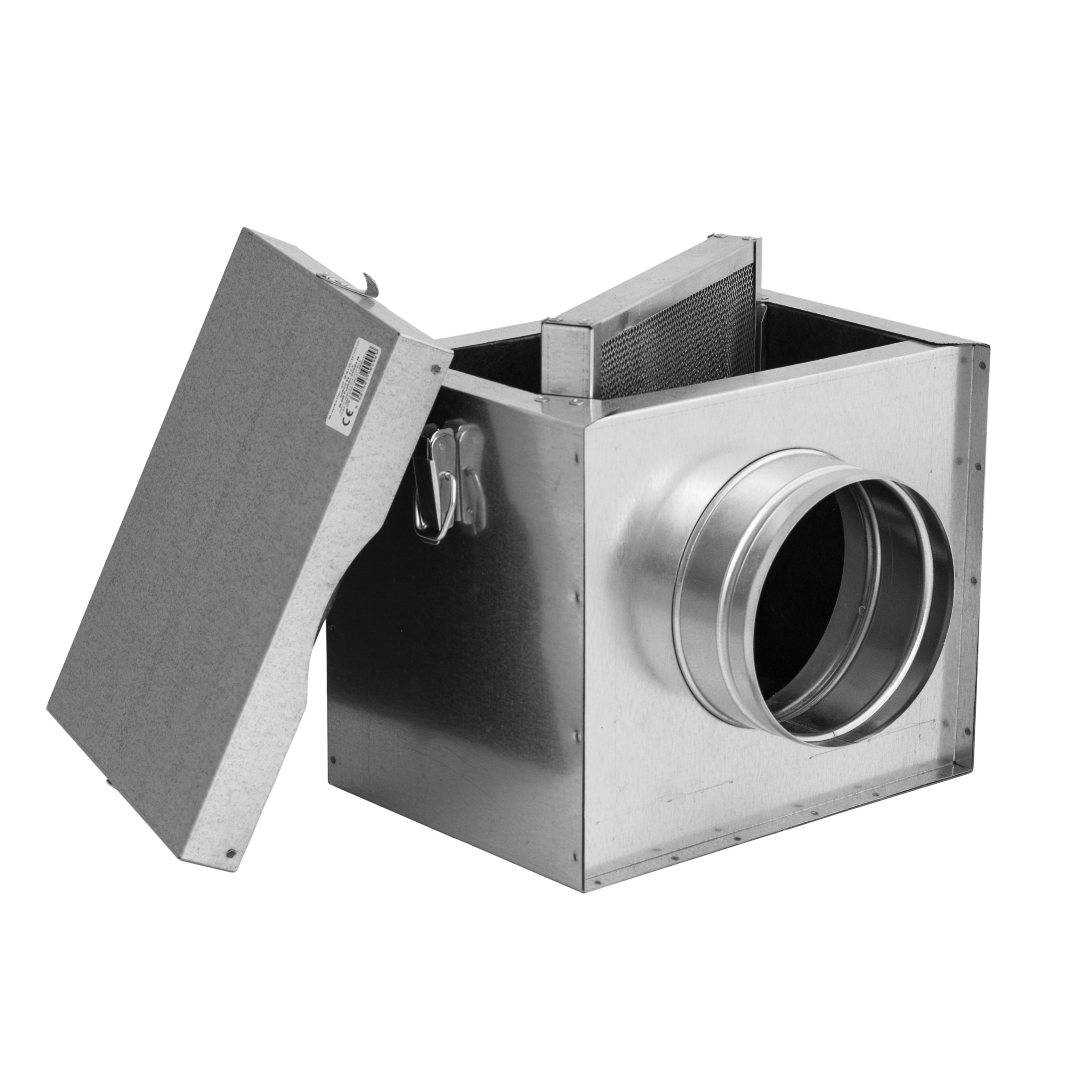 Skrzynka filtracyjna do ciepłego powietrza 125 mm SFS125 / FM Darco