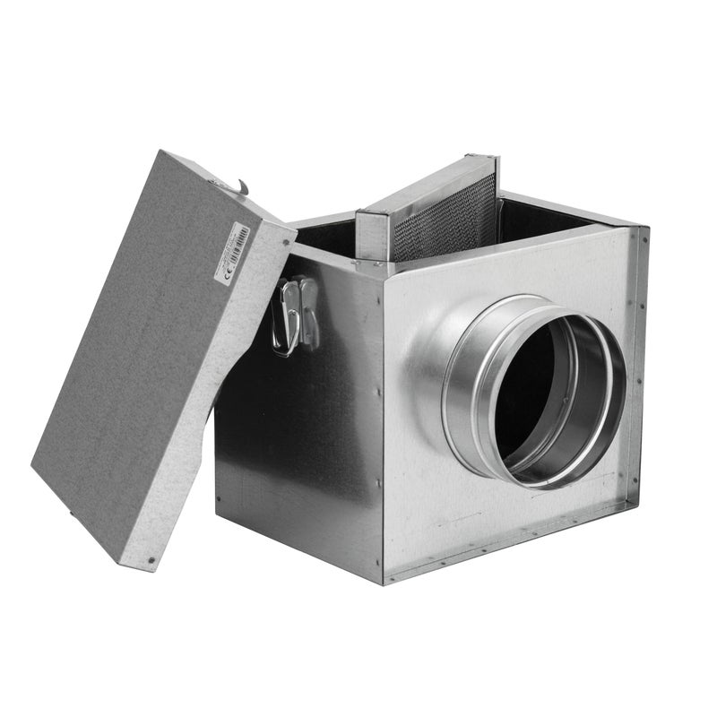 Skrzynka filtracyjna do ciepłego powietrza 125 mm SFS125 / FM Darco