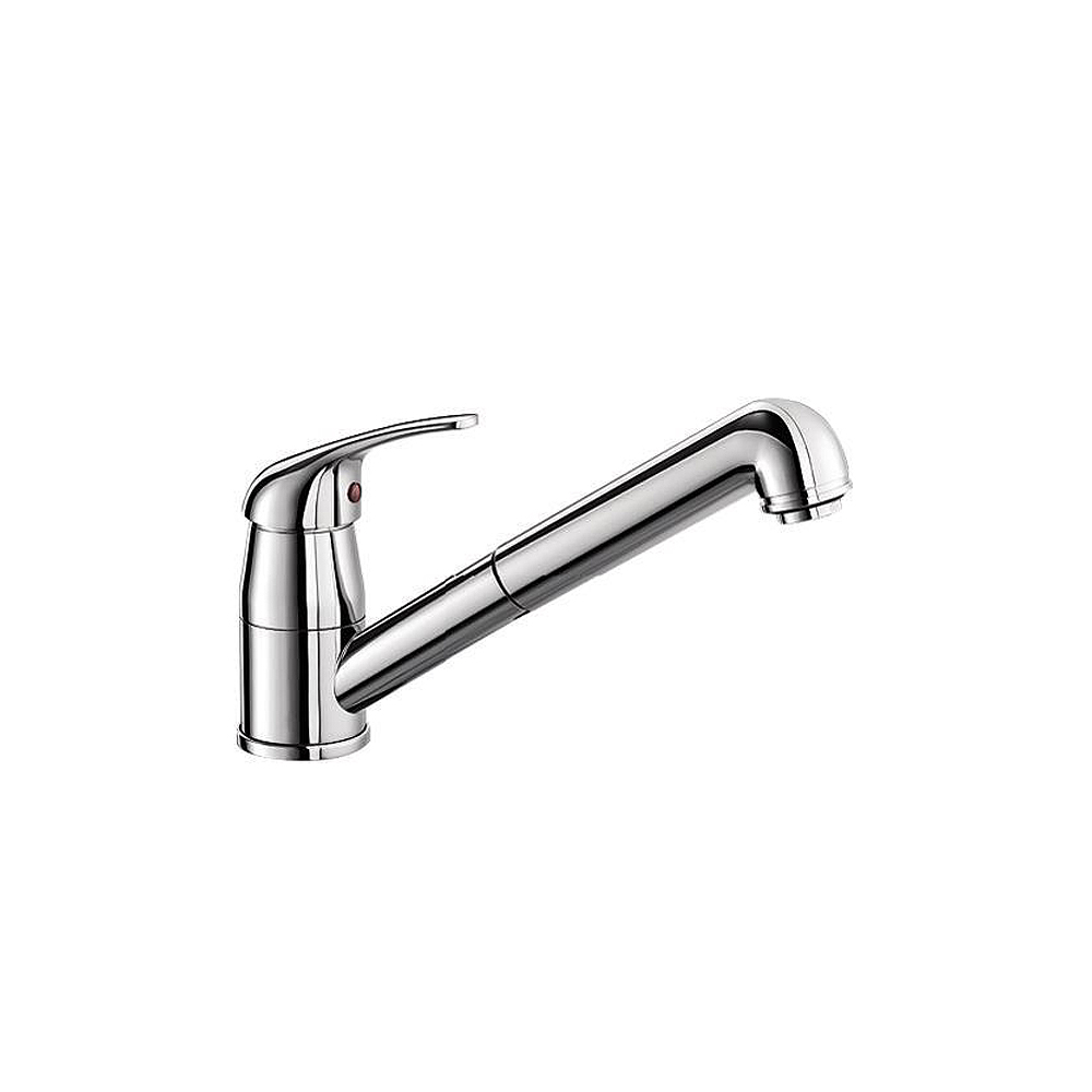 Bateria kuchenna z wyciąganą wylewką K 16 cm Daras-S Chrom