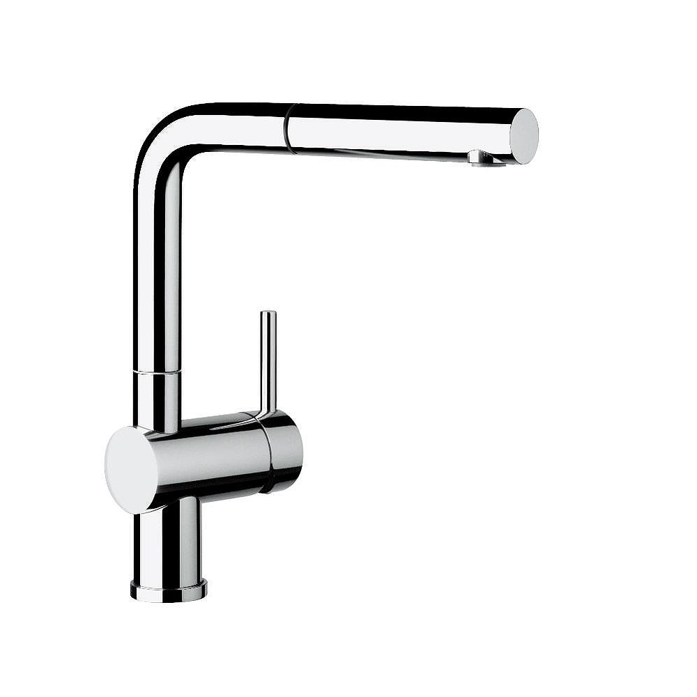 Bateria kuchenna z wyciąganą wylewką L 28,4 cm Linus-S Chrom