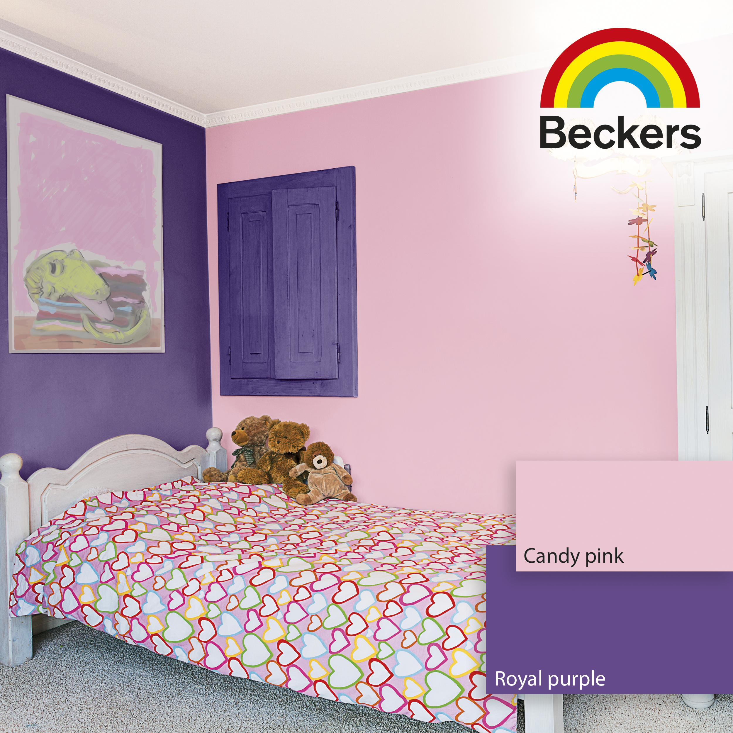 Farba wewnętrzna Beckers Designer Colour Candy Pink 2.5 l - 2
