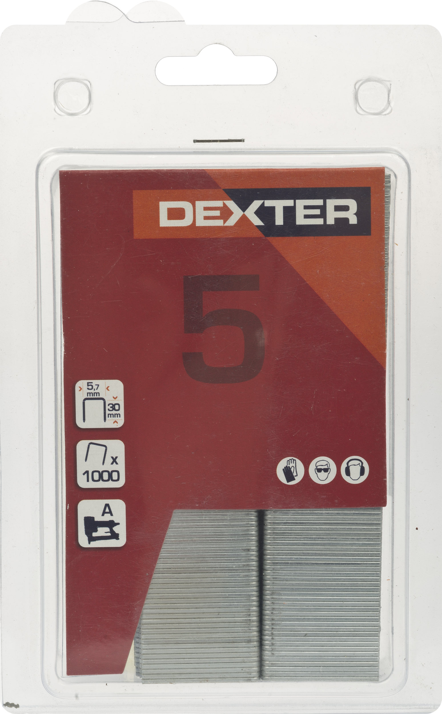 Zszywki Typ 90 1000 szt. 5.7 / 30 mm Dexter - 4