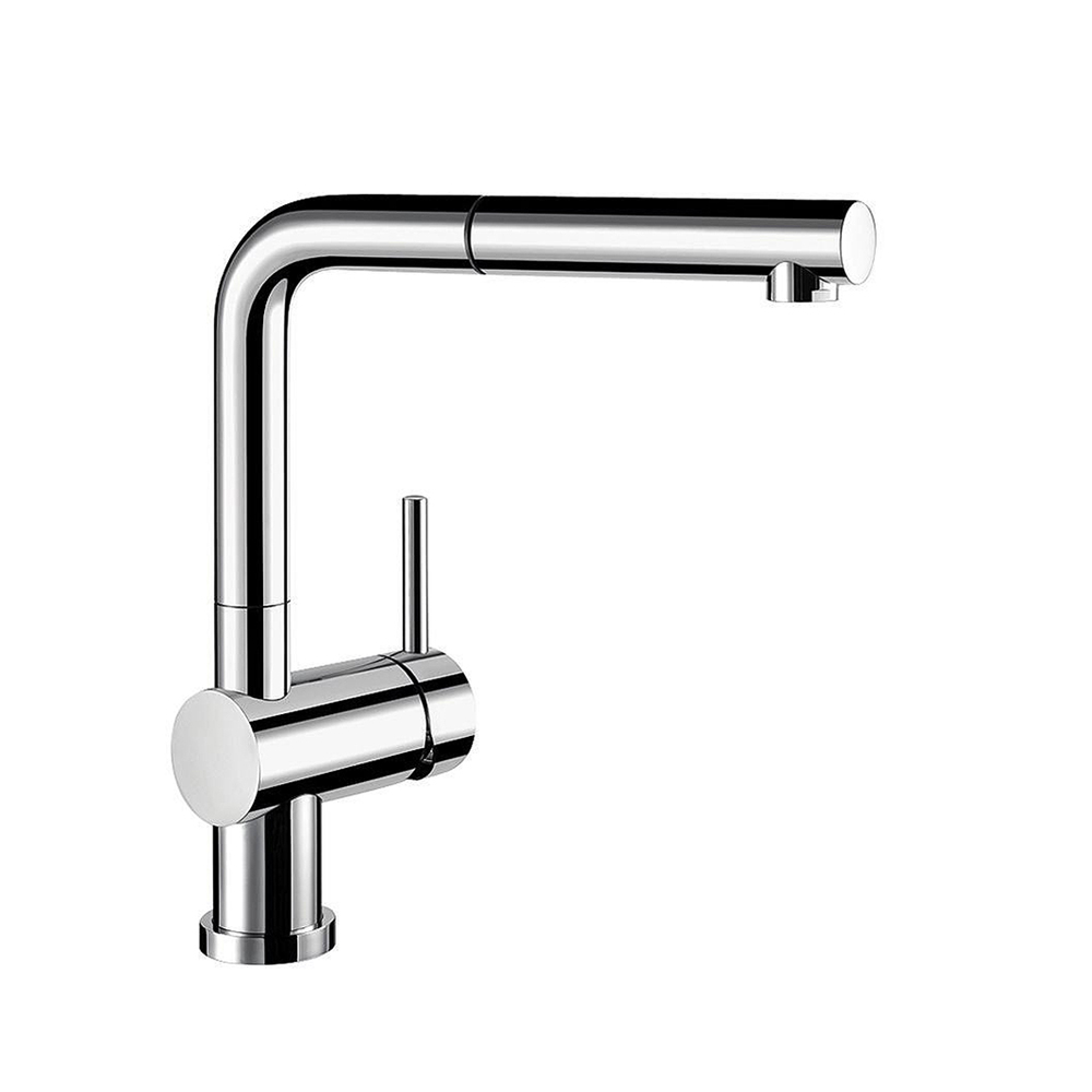 Bateria kuchenna z wyciąganą wylewką Linus-S-F Blanco