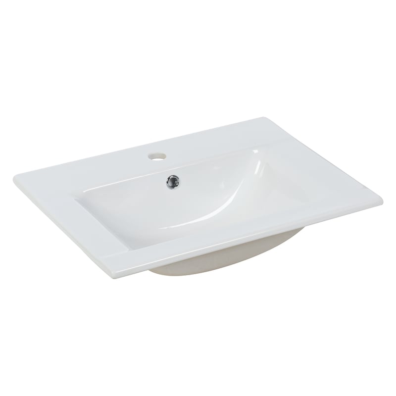 Umywalka ceramiczna wpuszczana w blat Ontario 60 x 44 Cersanit