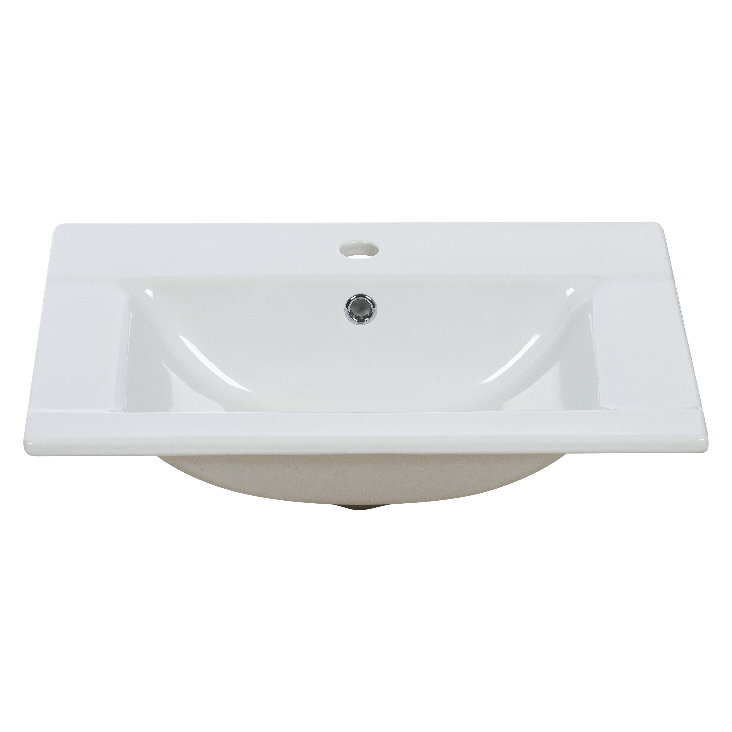 Umywalka ceramiczna wpuszczana w blat Ontario 60 x 44 Cersanit - 3