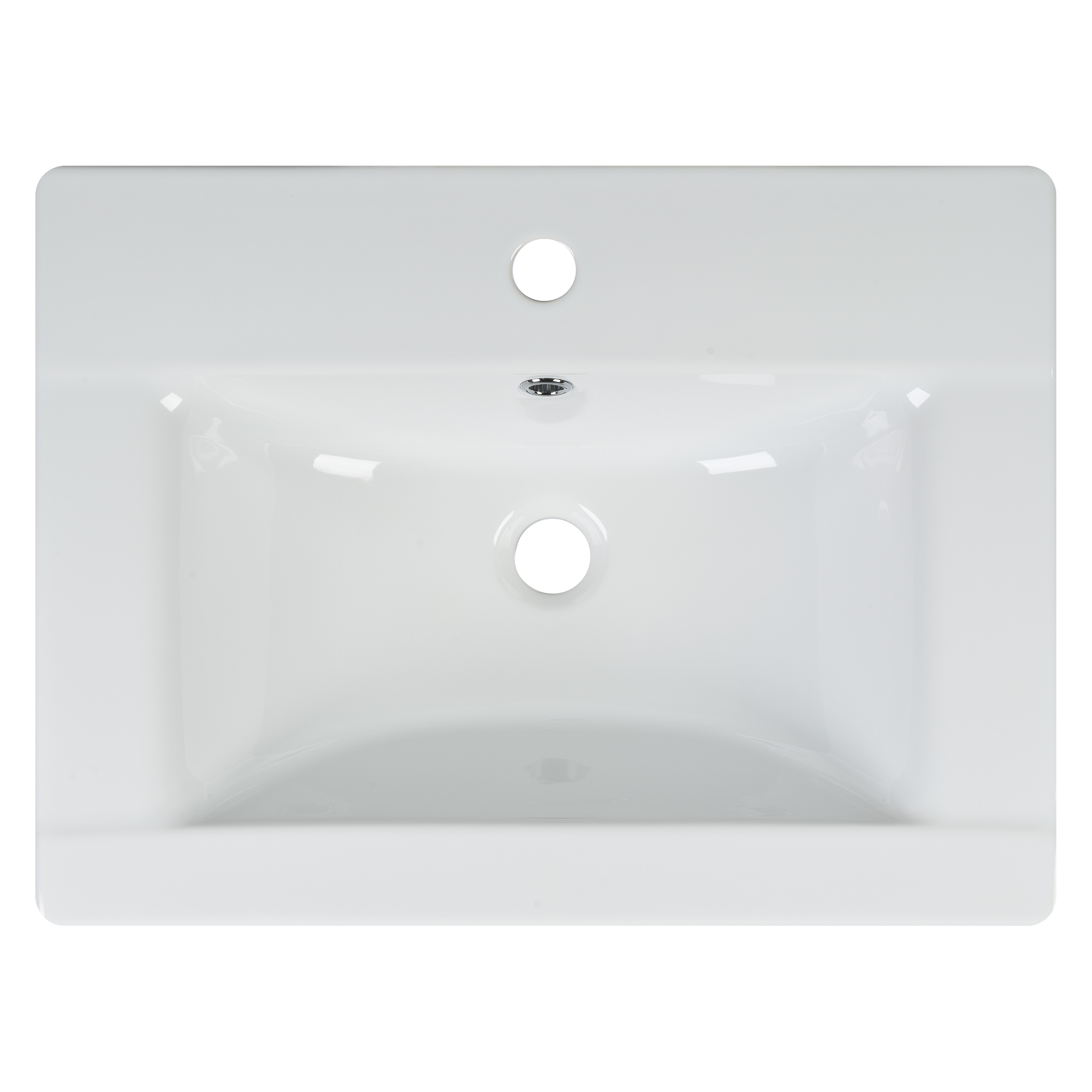 Umywalka ceramiczna wpuszczana w blat Ontario 60 x 44 Cersanit - 2