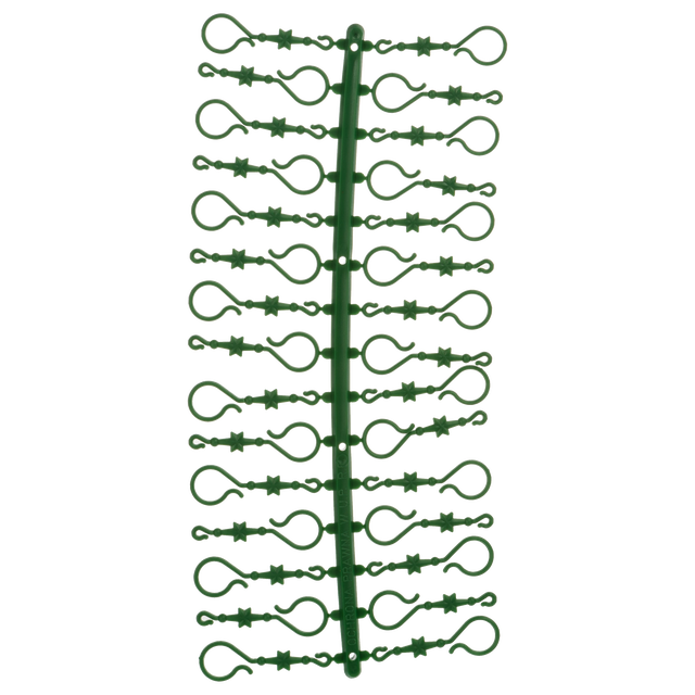 Haczyki do bombek 30 szt. zielone