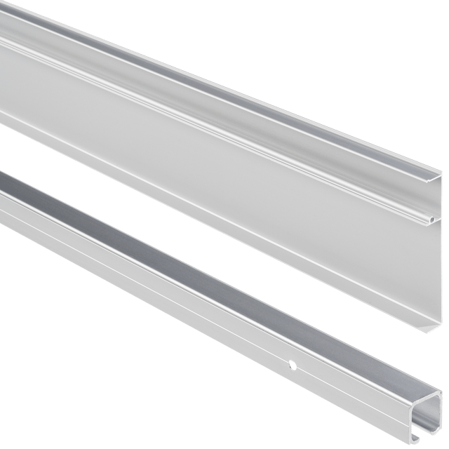 System przesuwny naścienny do drzwi przesuwnych Miami 1.90 m z maskownicą i pochwytem