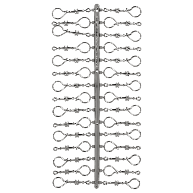 Haczyki do bombek 30szt. złote / srebrne różne wzory
