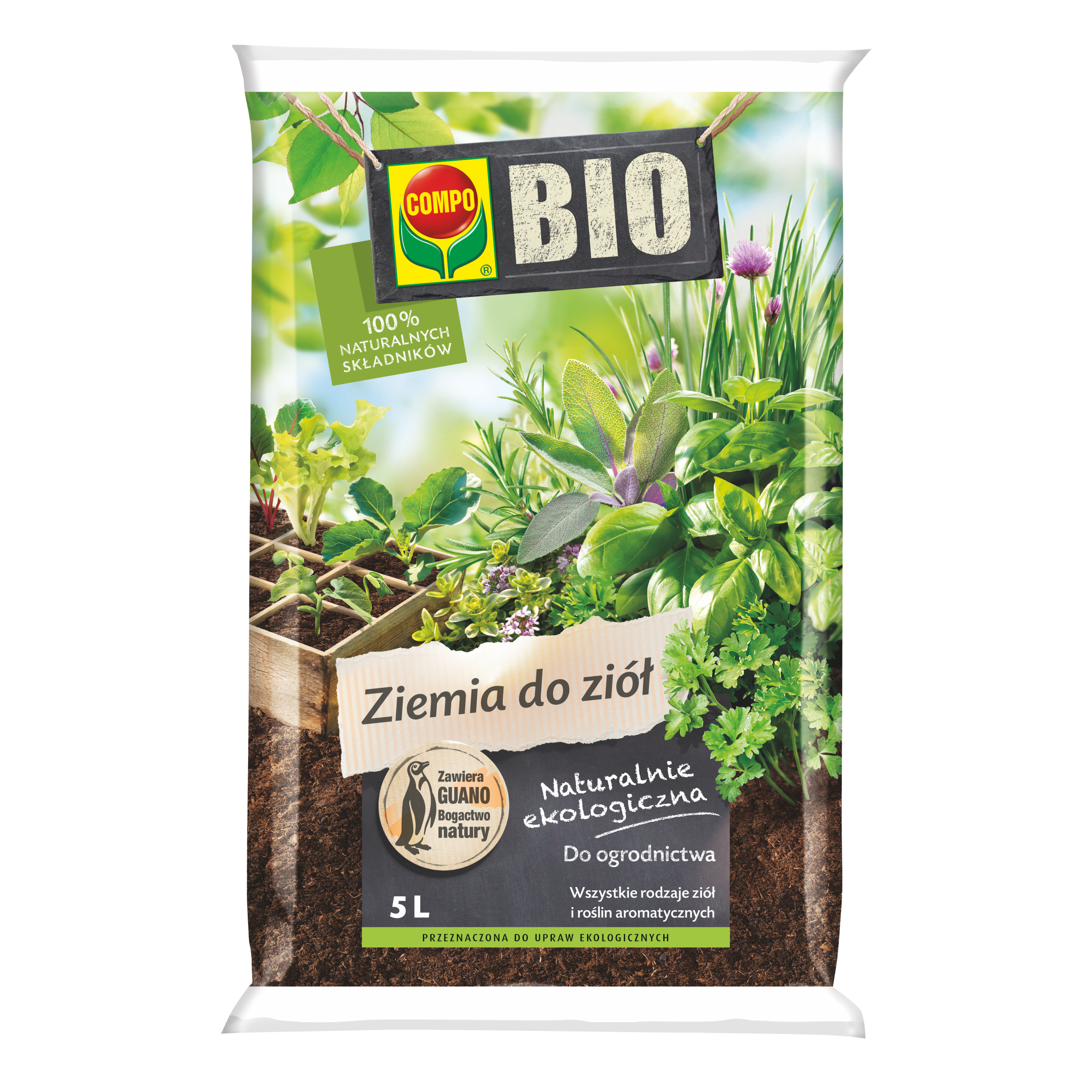 Ziemia do ziół 5l Compo Bio